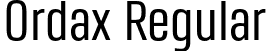 Ordax Regular font - Ordax-Regular.otf