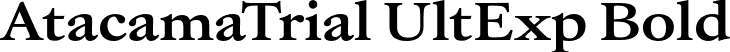 AtacamaTrial UltExp Bold font - AtacamaTrial-UltExpBold.otf