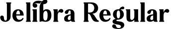 Jelibra Regular font - Jelibra.otf