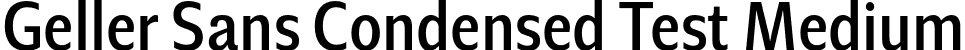 Geller Sans Condensed Test Medium font - GellerSansCondensedTest-Medium-uploaded-63b63c678e294.otf