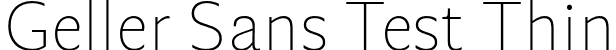 Geller Sans Test Thin font - GellerSansTest-Thin-uploaded-63b63c77f07d3.otf