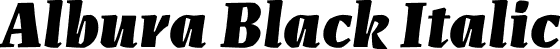 Albura Black Italic font - Albura-BlackItalic-uploaded-63b62b3510414.otf