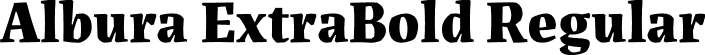 Albura ExtraBold Regular font - Albura-ExtraBold-uploaded-63b62b360275b.otf