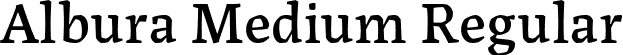 Albura Medium Regular font - Albura-Medium-uploaded-63b62b3c70d09.ttf