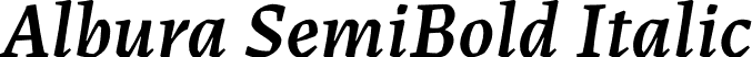 Albura SemiBold Italic font - Albura-SemiBoldItalic-uploaded-63b62b3c70683.otf