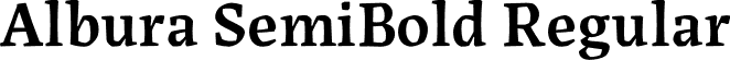 Albura SemiBold Regular font - Albura-SemiBold-uploaded-63b62b3aa0b5d.otf