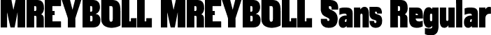 MREYBOLL MREYBOLL Sans Regular font - MREYBOLL-MREYBOLLSans-uploaded-63b579a9cd71b.ttf