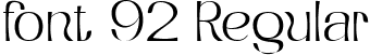 font 92 Regular font - KoumonRegular-w14aZ.ttf