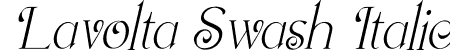 Lavolta Swash Italic font - Lavolta Swash Italic.otf