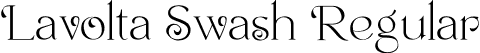 Lavolta Swash Regular font - LavoltaSwash.otf