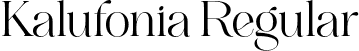 Kalufonia Regular font - Kalufonia-Regular.otf