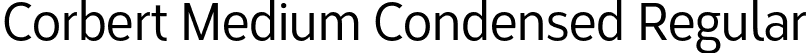 Corbert Medium Condensed Regular font - CorbertCondensed-Medium.otf