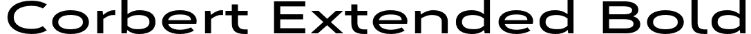 Corbert Extended Bold font - CorbertExtended-Bold.otf