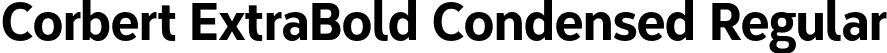 Corbert ExtraBold Condensed Regular font - CorbertCondensed-ExtraBold.otf