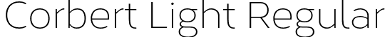 Corbert Light Regular font - Corbert-Light.otf