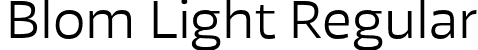 Blom Light Regular font - Blom-Light.otf