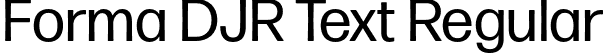 Forma DJR Text Regular font - FormaDJRText-Regular-Testing.otf