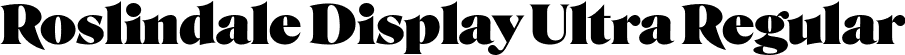 Roslindale Display Ultra Regular font - Roslindale-DisplayUltra-Testing.ttf