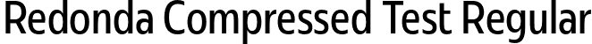 Redonda Compressed Test Regular font - RedondaCompressedTest-Regular.otf