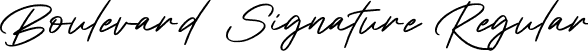 Boulevard Signature Regular font - boulevardsignature-x3jmd.otf