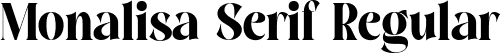 Monalisa Serif Regular font - Monalisa Serif.ttf