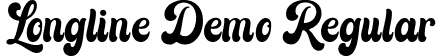 Longline Demo Regular font - Longlinedemo-X3mDG.ttf