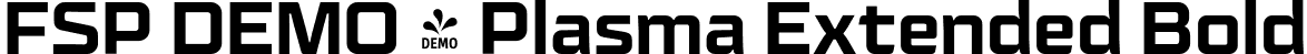 FSP DEMO - Plasma Extended Bold font - Fontspring-DEMO-plasma-boldextended.otf