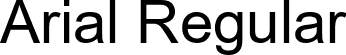 Arial Regular font - arial.ttf