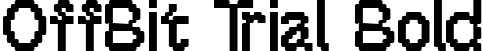 OffBit Trial Bold font - OffBitTrial-101Bold.ttf
