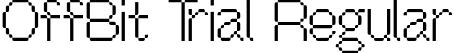 OffBit Trial Regular font - OffBitTrial-101.otf