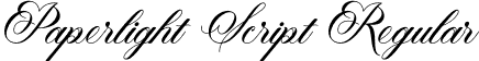 Paperlight Script Regular font - PaperlightScript-YzdRo.otf