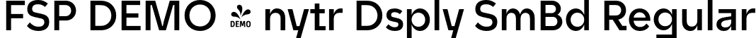 FSP DEMO - nytr Dsply SmBd Regular font - Fontspring-DEMO-unytourdisplay-semibold.otf