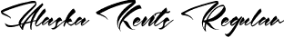 Alaska Kents Regular font - alaska-kents.ttf