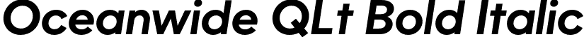 Oceanwide QLt Bold Italic font - Oceanwide-SemiboldOblique.otf