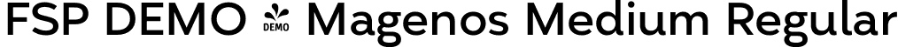 FSP DEMO - Magenos Medium Regular font - Fontspring-DEMO-magenos-medium.otf