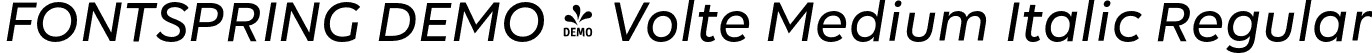 FONTSPRING DEMO - Volte Medium Italic Regular font - Fontspring-DEMO-volte-mediumitalic.otf