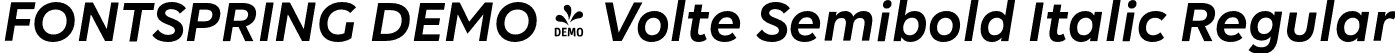 FONTSPRING DEMO - Volte Semibold Italic Regular font - Fontspring-DEMO-volte-semibolditalic.otf