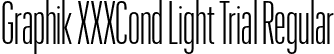 Graphik XXXCond Light Trial Regular font - GraphikXXXCondensed-Light-Trial.otf