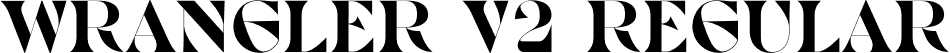 Wrangler V2 Regular font - WranglerV2.otf