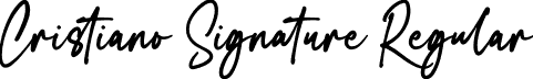 Cristiano Signature Regular font - cristianosignature-ezlwn.otf