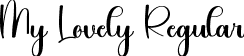 My Lovely Regular font - MyLovely.ttf