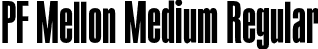 PF Mellon Medium Regular font - PFMellon-Medium-subset.otf