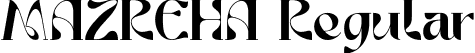 MAZREHA Regular font - Mazreha-5146L.ttf