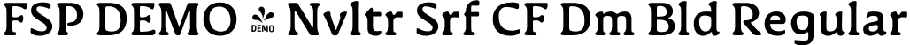 FSP DEMO - Nvltr Srf CF Dm Bld Regular font - Fontspring-DEMO-novaletraserifcf-demibold.otf