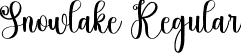 Snowlake Regular font - Snowlake.ttf