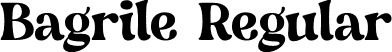 Bagrile Regular font - Bagrile.otf