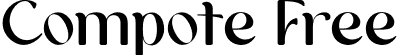 Compote Free font - compote-free.otf