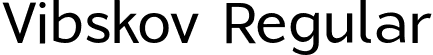 Vibskov Regular font - Vibskov-Regular.otf