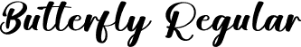 Butterfly Regular font - Butterfly.otf