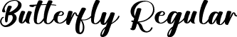 Butterfly Regular font - Butterfly.ttf